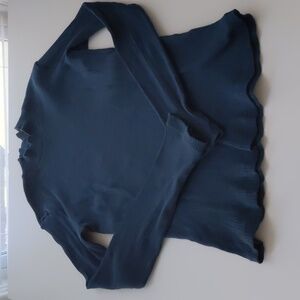 Uniqlo Ribbed Cotton Long sleeve tee S